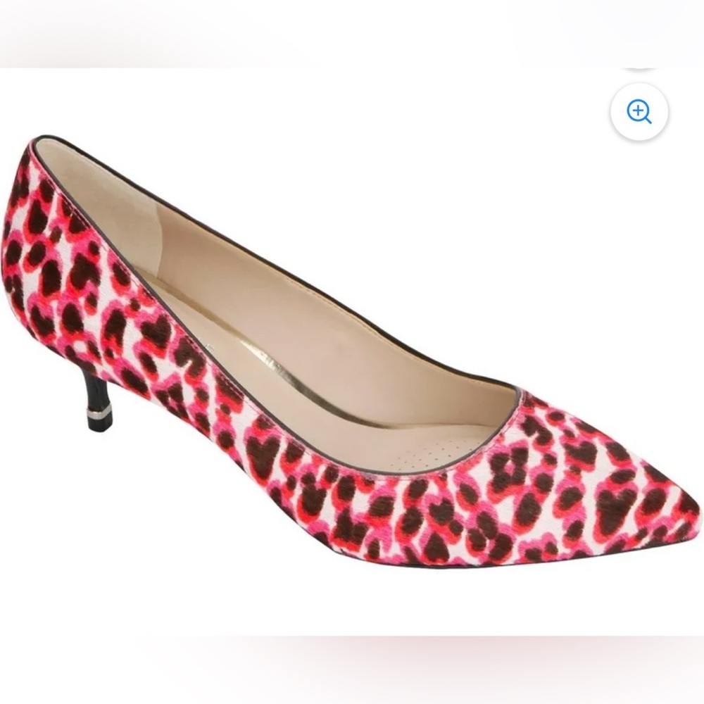 Kenneth Cole New York Red Calf Hair Pumps 5.5